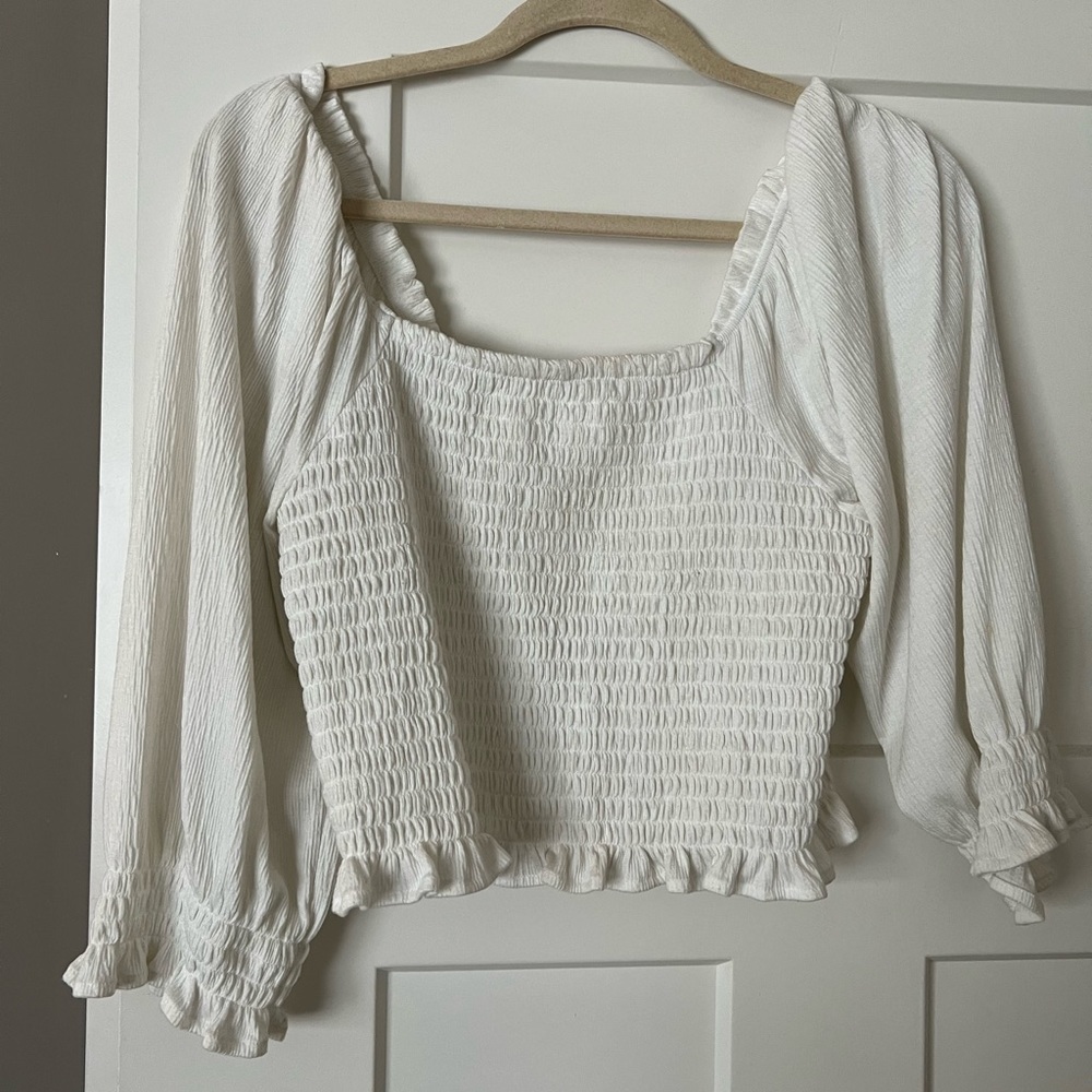 Free People white blouse top